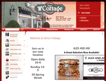 Tablet Screenshot of amyscottage.com